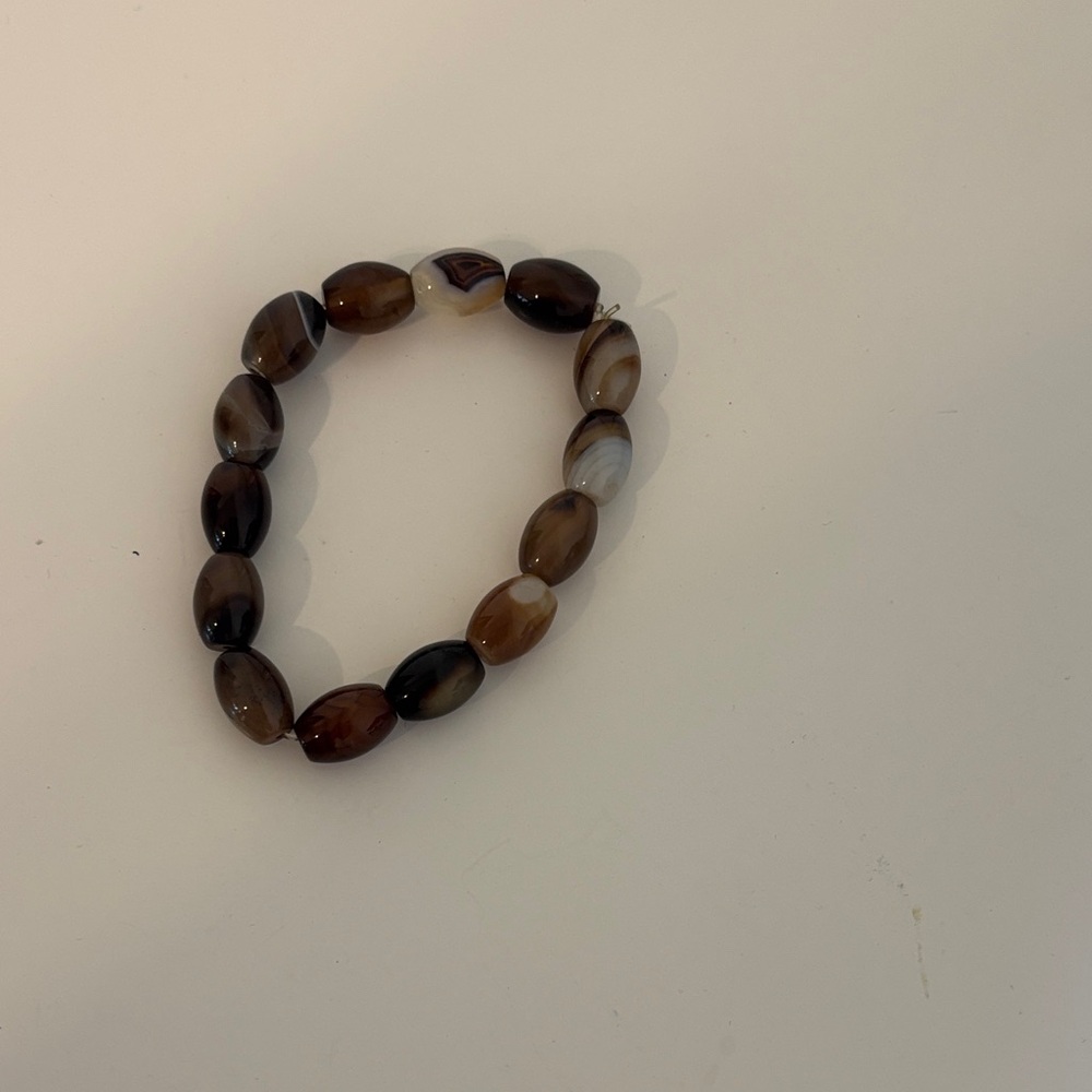 Brown Beaded Bracelet